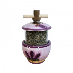 Provence Herb Mill – Lavender Design Ceramic Grinder