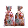 Set of 2 Fabric Sachets – Lavender 20g, Poppy Pattern, Matching Ribbon