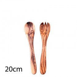 Salad Servers in Olive Wood | 20 cm